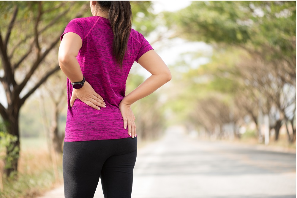 women with lower pack pain